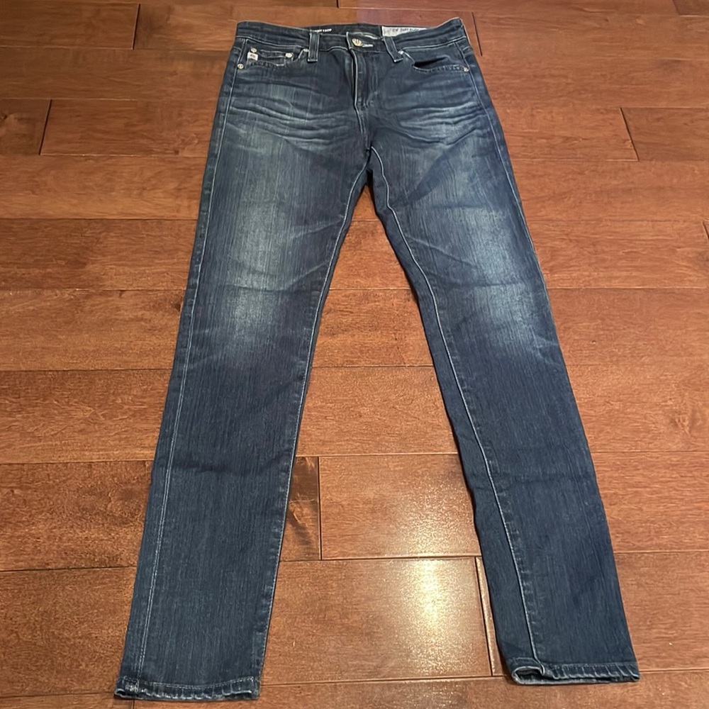 AG-ED Denim High-rise skinny crop